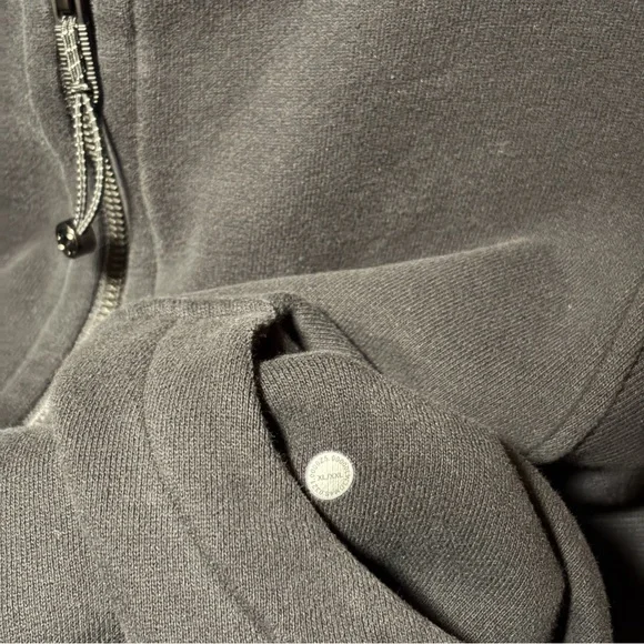 Lululemon Scuba Oversized Half-Zip Hoodie Black Size XL/XXL - Picture 7 of 11